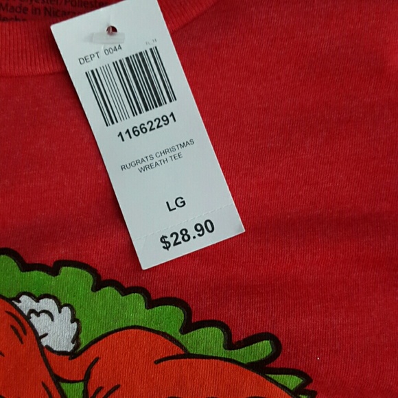 NWT RUGRATS CHRISTMAS TSHIRT AND SOCKS - Picture 3 of 6